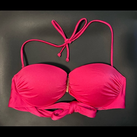 Victoria’s Secret Bright Pink Swimsuit Top - 34B - Picture 2 of 5